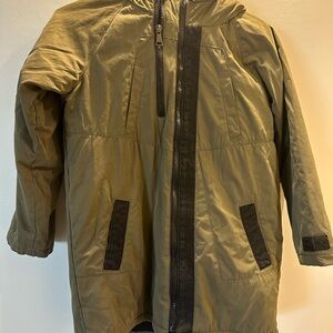 Winter jacket, kids olive green